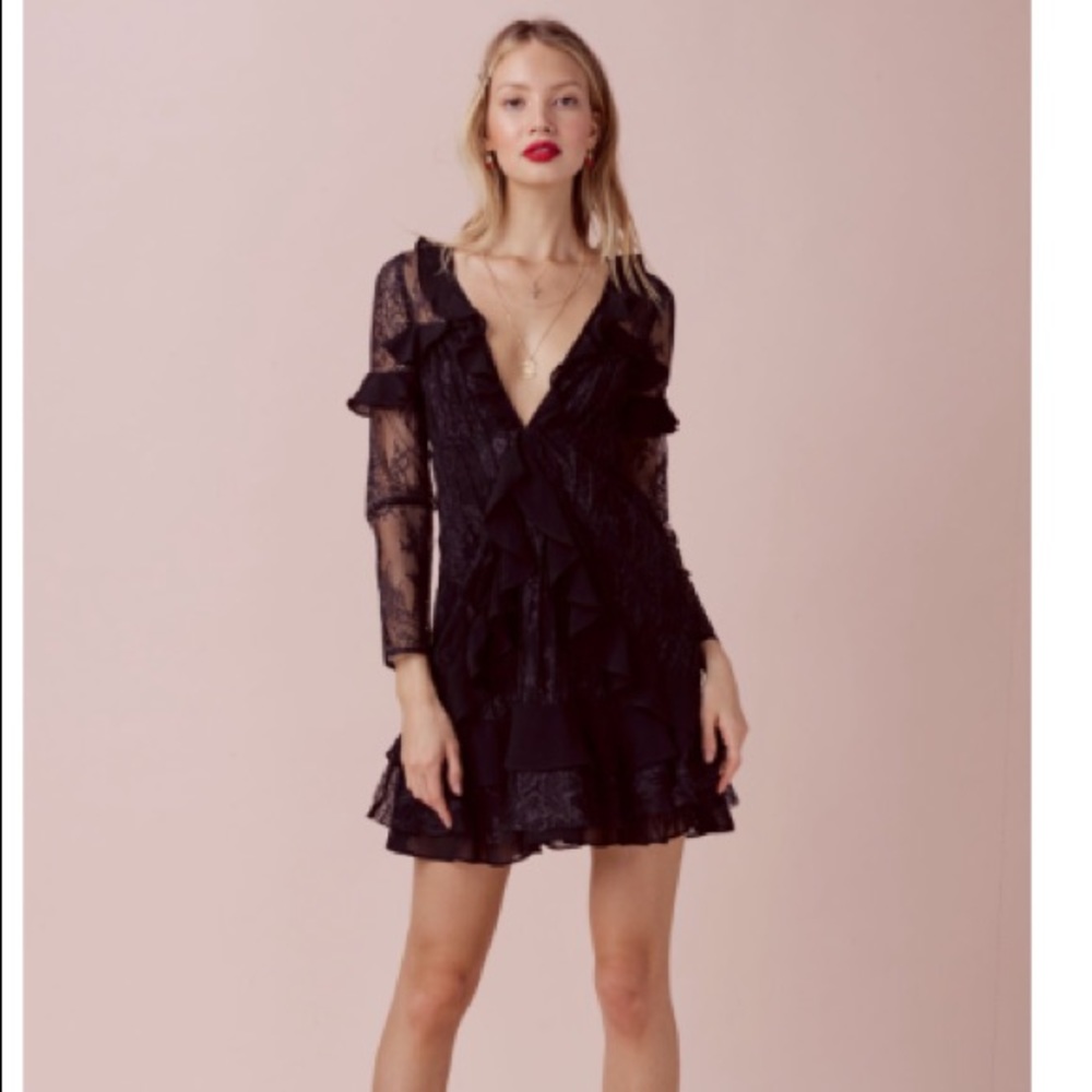 NWT For Love & Lemons Daphne Lace Mini Dress